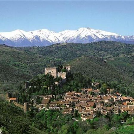 Gite Le Chalet Des Milles Et Un Chemins Castelnou Exterior foto